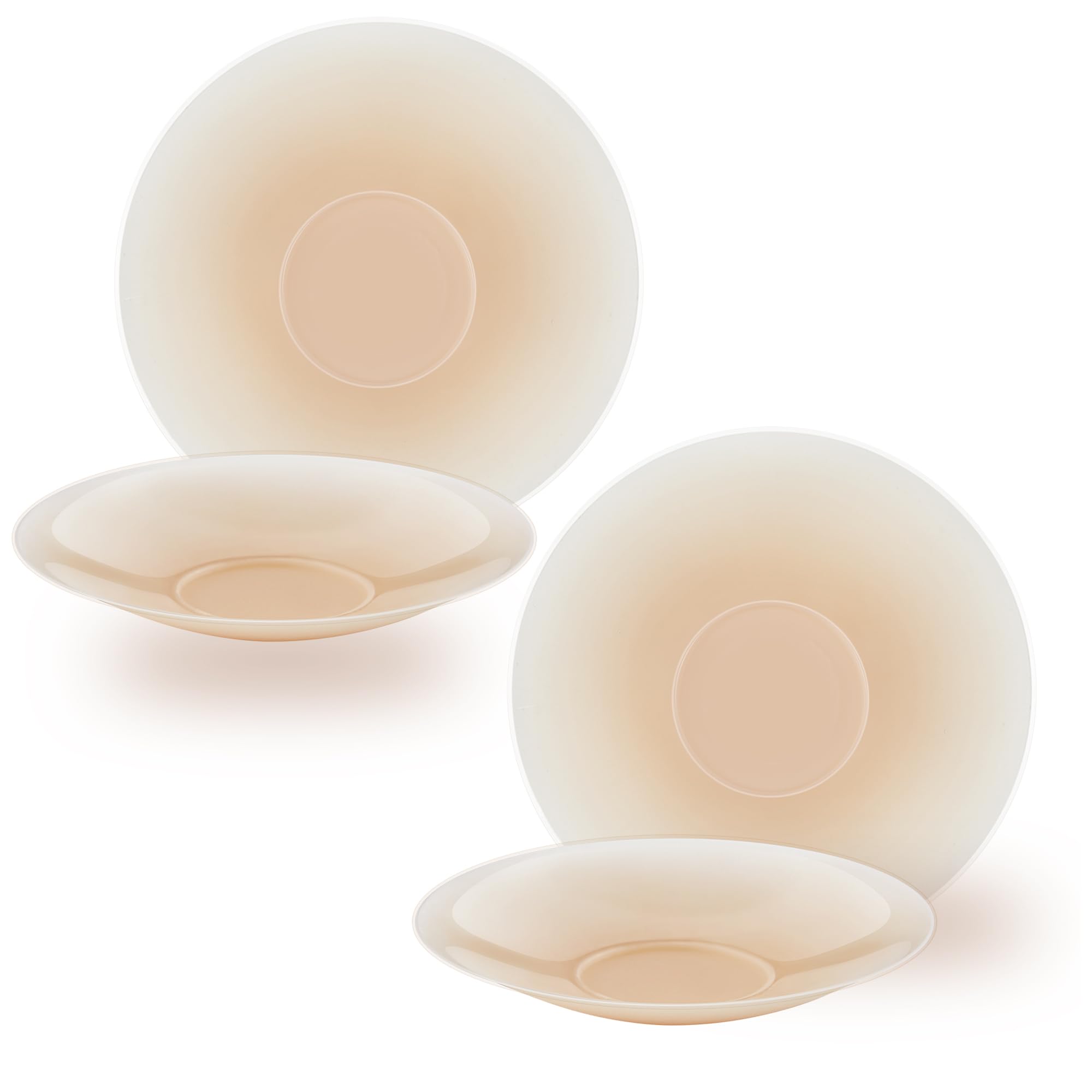Xjsgs Women's Flesh -2Pcs Nipple Covers For Invisible Silicone Pasties - Reusable Adhesive Bra For Wedding, Sports - No Show, Sweat Proof, Hypoallergenic(Flesh -2Pcs)