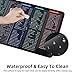 Quick Key Keyboard Mouse Pad, Non-Slip Desk Mat with Office Software Shortcuts Pattern, Upgraded Extended Large Rubber Base Mice Smooth Cloth Mouse Pad Desk Mat