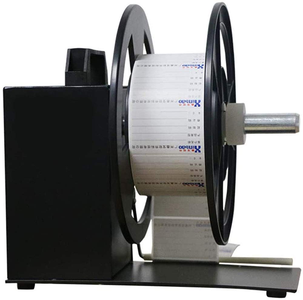 Riavvolgitore automatico di etichette per stampante di codici a barre - Riavvolgimento bidirezionale da 10 pollici/s, design efficiente e compatto