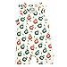 Babysoy Fruit Pattern Tank Romper Shortall (12-18 Months, Apple)