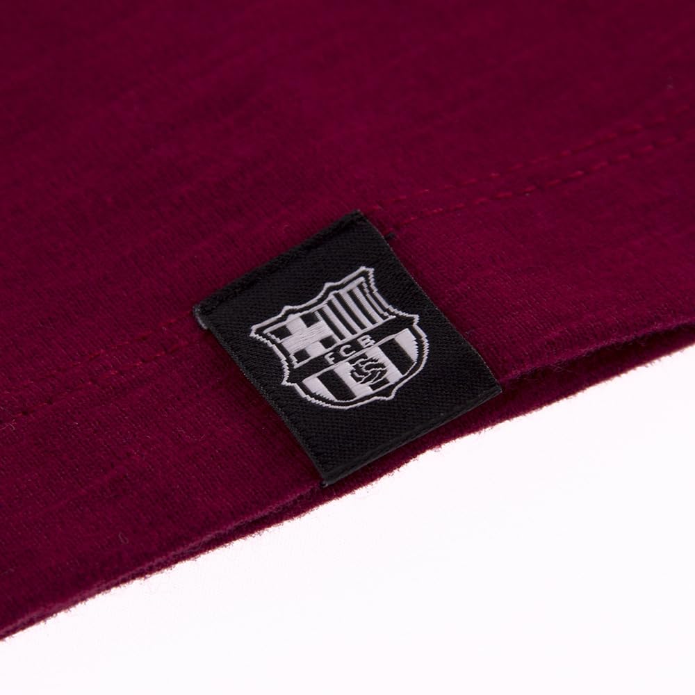 Copa - Camiseta de Fútbol - Hombre - FC Barcelona 1899 - Retro - Manga Larga - Azul/Rojo - 100% algodón