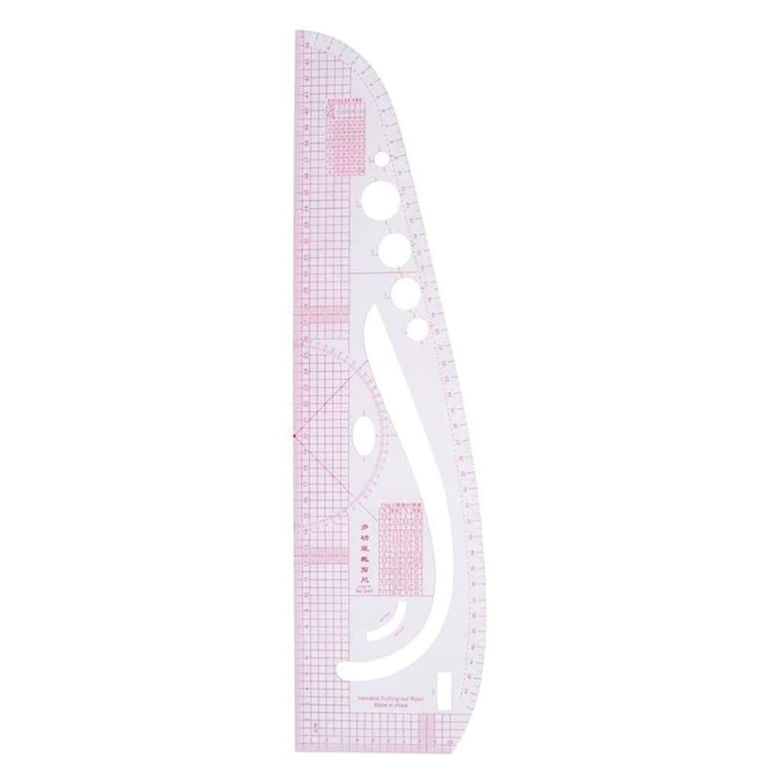 Regla Patchwork 13 unids Costura Línea Línea Curva Francesa Ruler Estera Matada de corte Set de la manga de criterio Curva Francesa Cuchillo Cuchillo Ruler Herramienta de costura Regla Metalica