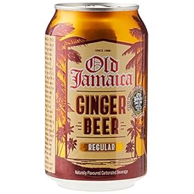 Old Jamaica Ginger Beer Soft Drinks 330 ml Pack of 24 Made with Authentic and Natural Root Ginger Original and Best Refreshing and Crisp Tasty Classic – Old Jamaica