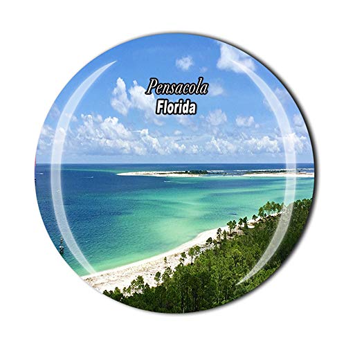 Aimant de réfrigérateur Pensacola Floride USA souvenir cadeau collection de stickers magnétiques