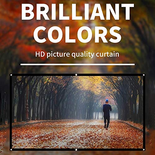 Pantalla portátil plegable para proyector de 60 pulgadas miniatura 7
