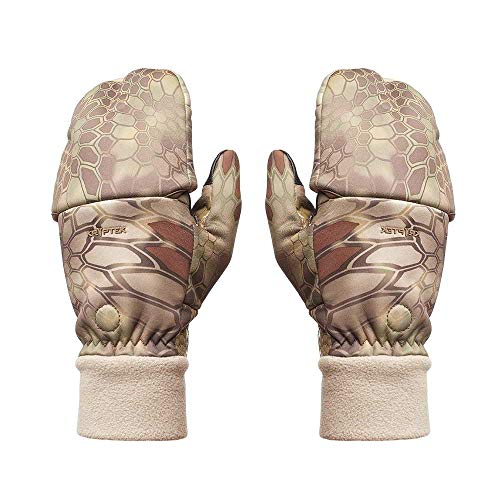 Kryptek Cadog Glomitt Camo Hunting Gloves, Highlander, L