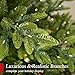 Hykolity 9 ft Prelit Artificial Christmas Tree with 5149 PE&PVC Branch Tips, 600 Warm White LED Lights, Easy Assembly with Metal Stand and Hinged Branches