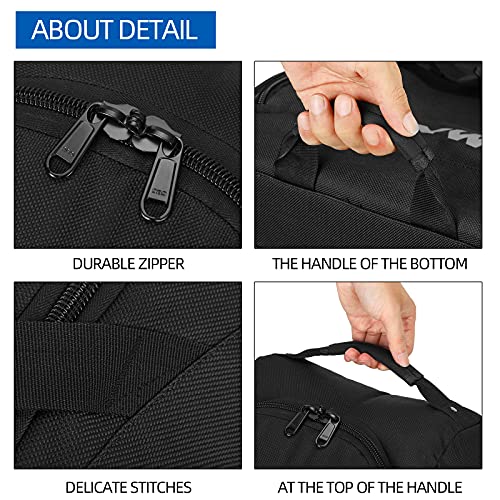 Image of TurnWay Golf Club Bag, 1800D Polyester, Waterproof, Foldable, Spacial Size for Golf Gear Transportation (Black)