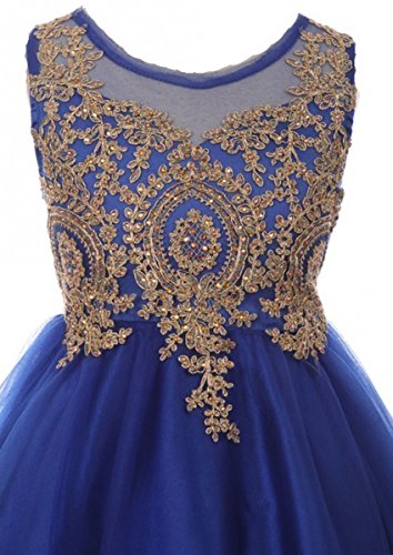 Big Girls' Dress Sparkle Rhinestones Pageant Wedding Flower Girl Dress Black Size 18 (M10Bk49) #TOP2