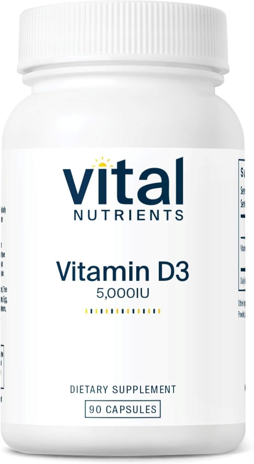 Sponsored Ad - Vitamin D 5000 IU | Vitamin D3 Supplement | Healthy Bones, Teeth, Muscles*| Cellular & Immune Function | Calcium Absorption | Gluten, Dairy and Soy Free | 90 Capsules
