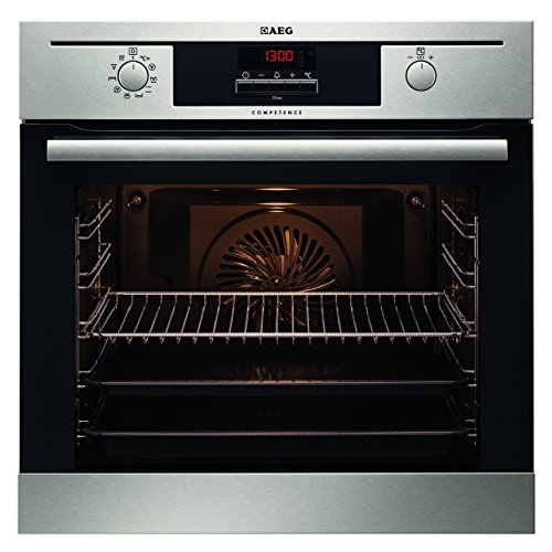 Preisvergleich Produktbild AEG BP5013021M Backofen Elektro / Pyroluxe Plus / Versenkknebel mit Edelstahlkappen / 71 L / edelstahl [Altes Modell]