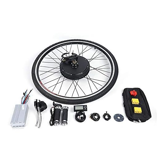 MINUS ONE Elektrisk 28 tum cykelkonverteringssats, E-cykel konverteringssats, elcykel kit, bakhjul, elcykel motor, konverteringssats. 36 V 500 W med LCD 28 inches