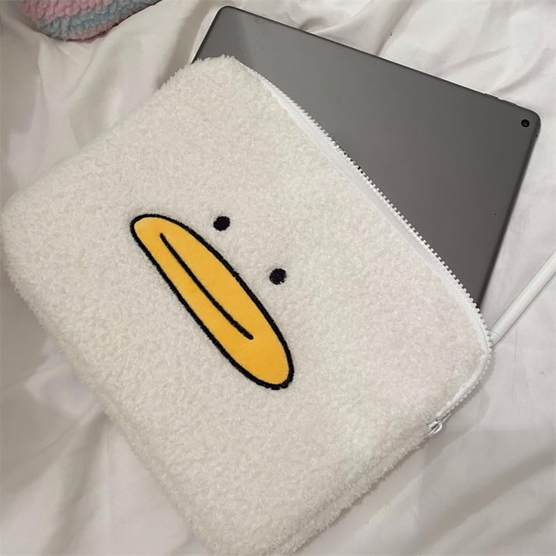 Funda Puffy para Portátil Cutecore Y2K Diseño Pato Blanca miniatura 3