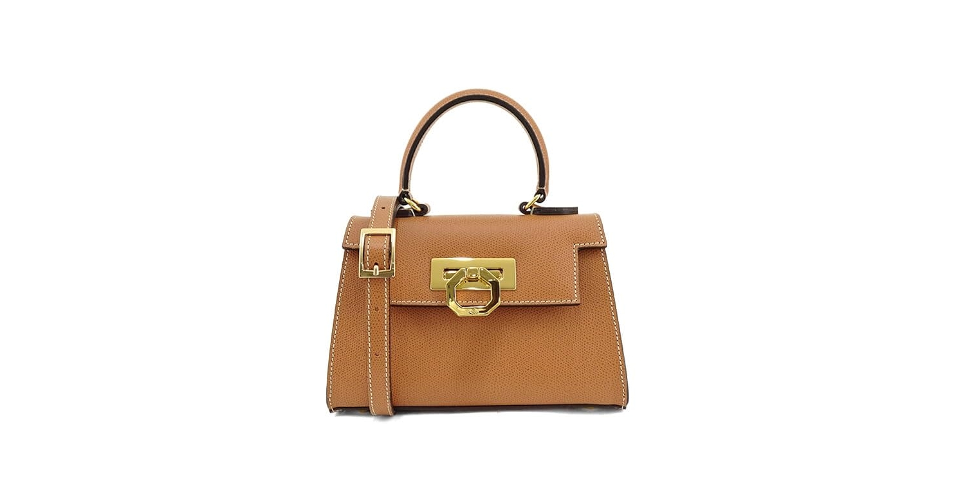 Carbotti Bellina leather handbag – Tan Bellina leather handbag - Tan - Carbotti