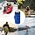 Bolsa seca impermeable ISURE MARINE con bolsillo con cremallera 20L, bolsa de viaje con cierre enrollable para kayaking, navegación, surf, rafting y pesca, color azul miniatura 7