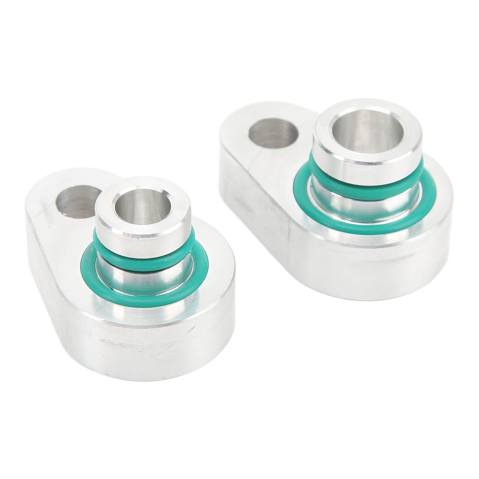 2-teiliges AC-Block-Off-Set für Hinten, Hochpräzise, ​​Aluminiumlegierung, Glänzende Oberfläche, Ersatz für Expedition 2007–2018