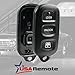Key Fob Keyless Entry Remote Shell Case & Pad fits Toyota 1999-2009 4runner / 2001-2008 Sequoia