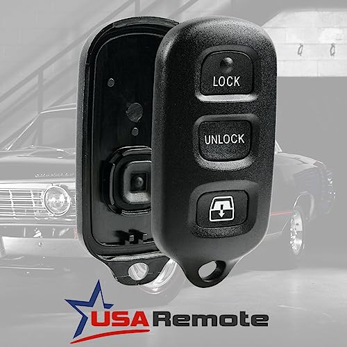 Image of Key Fob Keyless Entry Remote Shell Case & Pad fits Toyota 1999-2009 4runner / 2001-2008 Sequoia