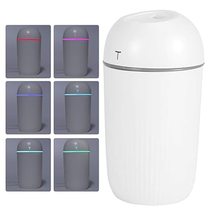 Air Purifier, Mini Nano Atomization USB Charging Portable 420ml Desktop Humidifier, Household Intelligent for Pregnant Women(Green, Insect)