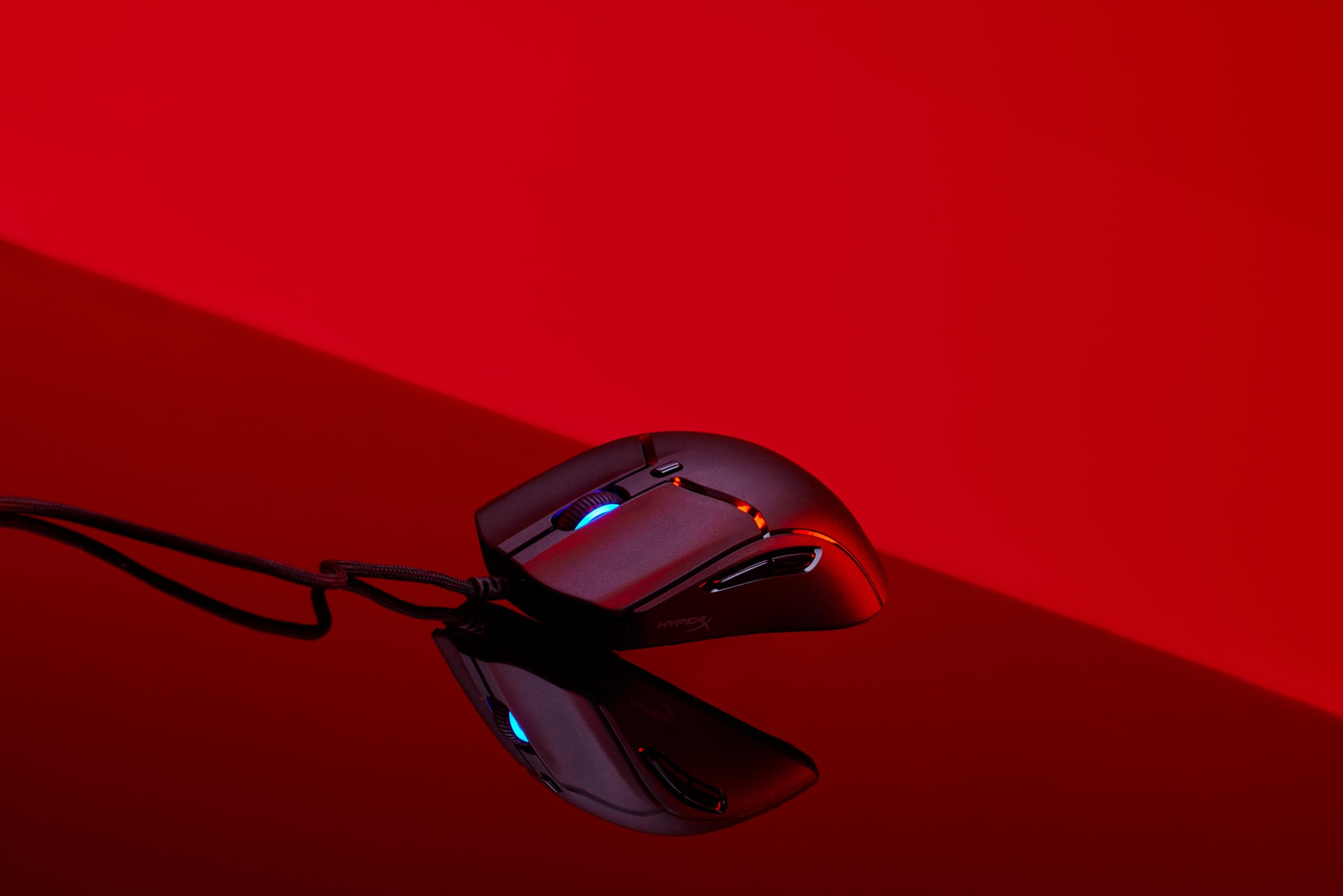 HyperX Pulsefire Haste 2 Souris Gaming Filaire, Ultra Légère 53 g, Capteur HyperX 26K jusqu’à 26 000 DPI, Polling Rate 8 000 Hz, Câble HyperFlex 2, 6 Boutons Programmables PC, Noir