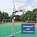 Basketball Pole Pad – Weatherproof Padding for Round & Square Basketball Poles, Ideal for Basement Pole Padding & Garage Pole Wrap, Easy Installation Impact-Resistant (Grey)