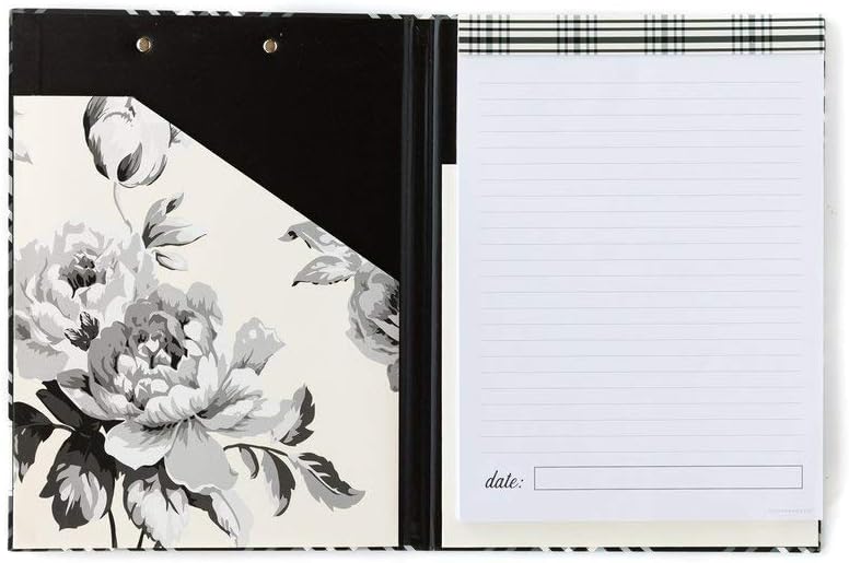 Refillable Clipboard-Folio with Inside Packet Folder (Plaid)