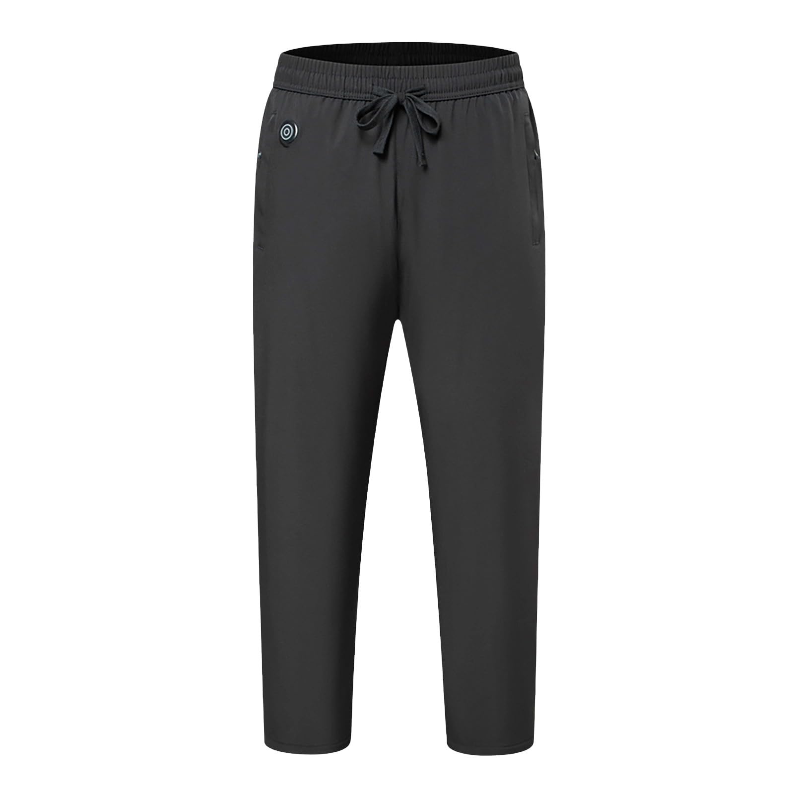 Herren-Hose, warm, Fleece, gefüttert, beheizte Hose, Kordelzug, elastischer Bund, winddicht, Jogginghose, warm, schwer, Softshell-Hose, bequem, zum Wandern, Schnee, Skifahren, Wandern, warm, gemütlich