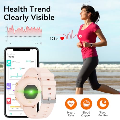 Hwagol Waterproof Smart Watch with Fitness Tracker & Call Features - Image 4