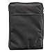 Promo Poly-Canvas Bible / Book Cover w/Fish Applique (Large, Black)
