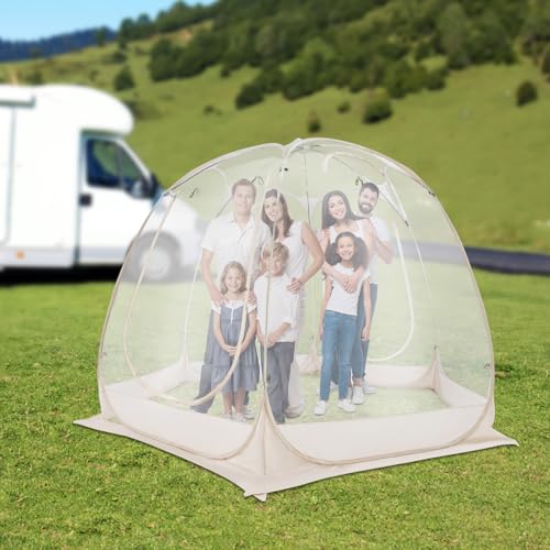 Carpa para camping transparente tipo burbuja pop up miniatura 1
