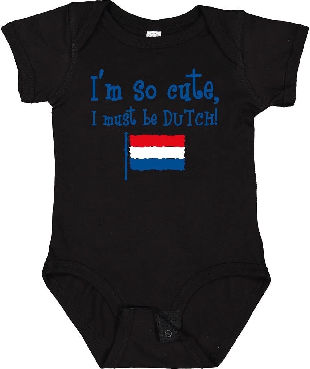 inktastic So Cute Dutch Baby Bodysuit
