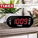 Timex Alarm Clock with AM/FM Radio and 20 Station Presets, Digital Clock Radio with Dual Alarms, Programmable Timer, Snooze, and Adjustable Volume Switch (T231W)