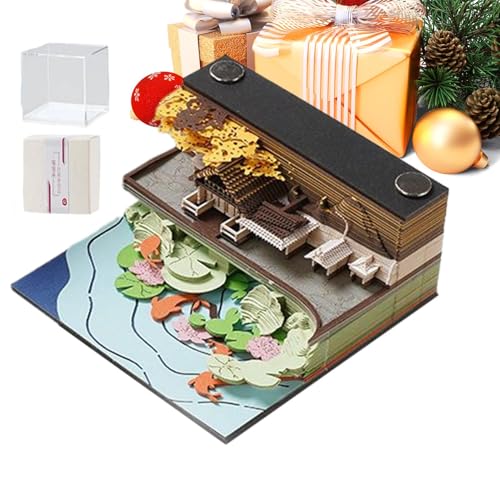 Bloc-notes 3D Calendrier 2026 cadeau de bureau original pour la planification