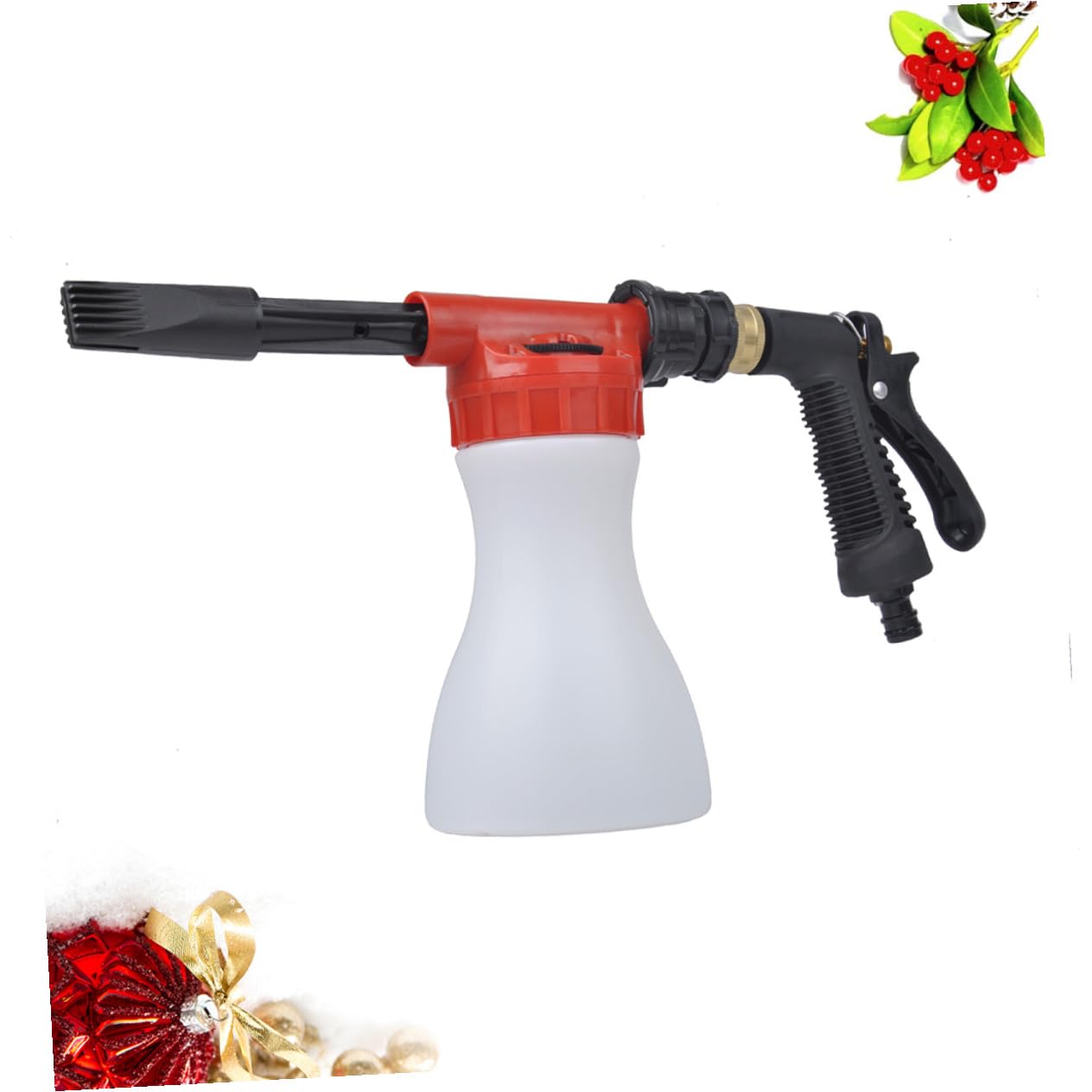 Yardwe Canons À Mousse de Lavage De Voiture De Lavage De Voiture Pulvérisateur Mousse De Neige Cannon Mousse Blasters Nettoyeur Haute Pression pour La Maison De Voiture De Nettoyage