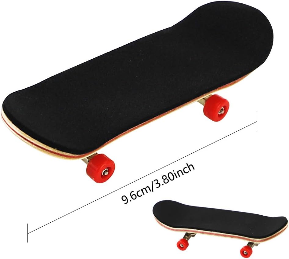 HEHALI 2 PCS Wooden Fingerboards Professional Mini Finger Skateboard