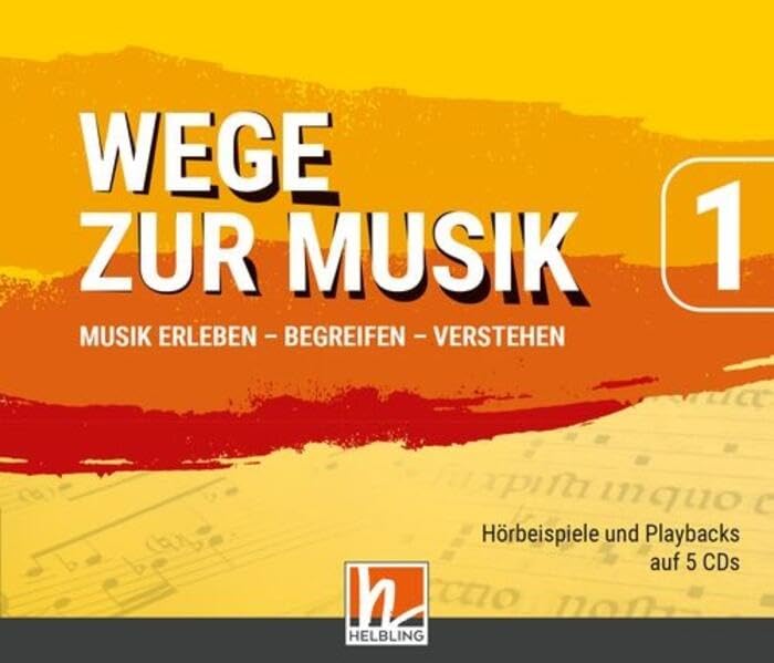 Wege zur Musik 1 (Lehrplan 2025) | CD-Paket: Audio-CD Box, 5 CDs