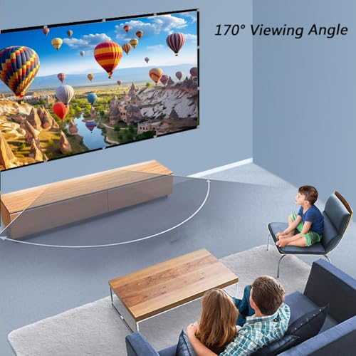 Pantalla portátil para proyector 150in 16:9 plegable miniatura 4