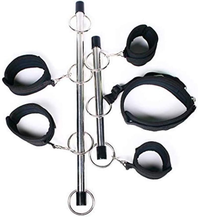 Stainless Steel Spreader Bar Set Thighs and Hands Adjustable Strap Set Yoga Training for Unisex