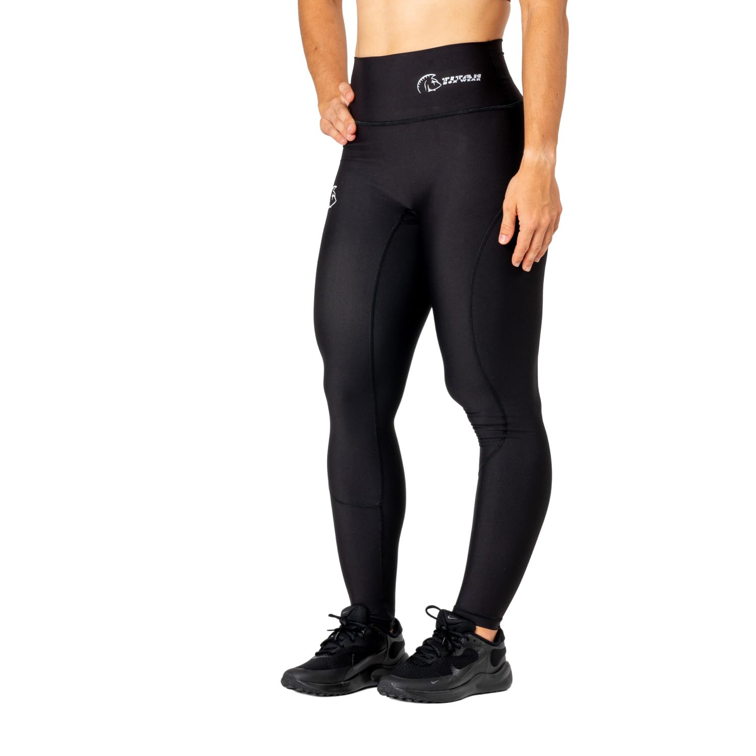 Mallas Deporte Mujer, Largas AuraLux II Tights Core Black, de Cintura Alta, con Lycra AuraLux, Gran Adaptación al Cuerpo, Costura Plana y sin Roces