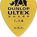 2014 Dunlop Dunlop 1.14mm Ultex Sharp Picks, 6pk N/A