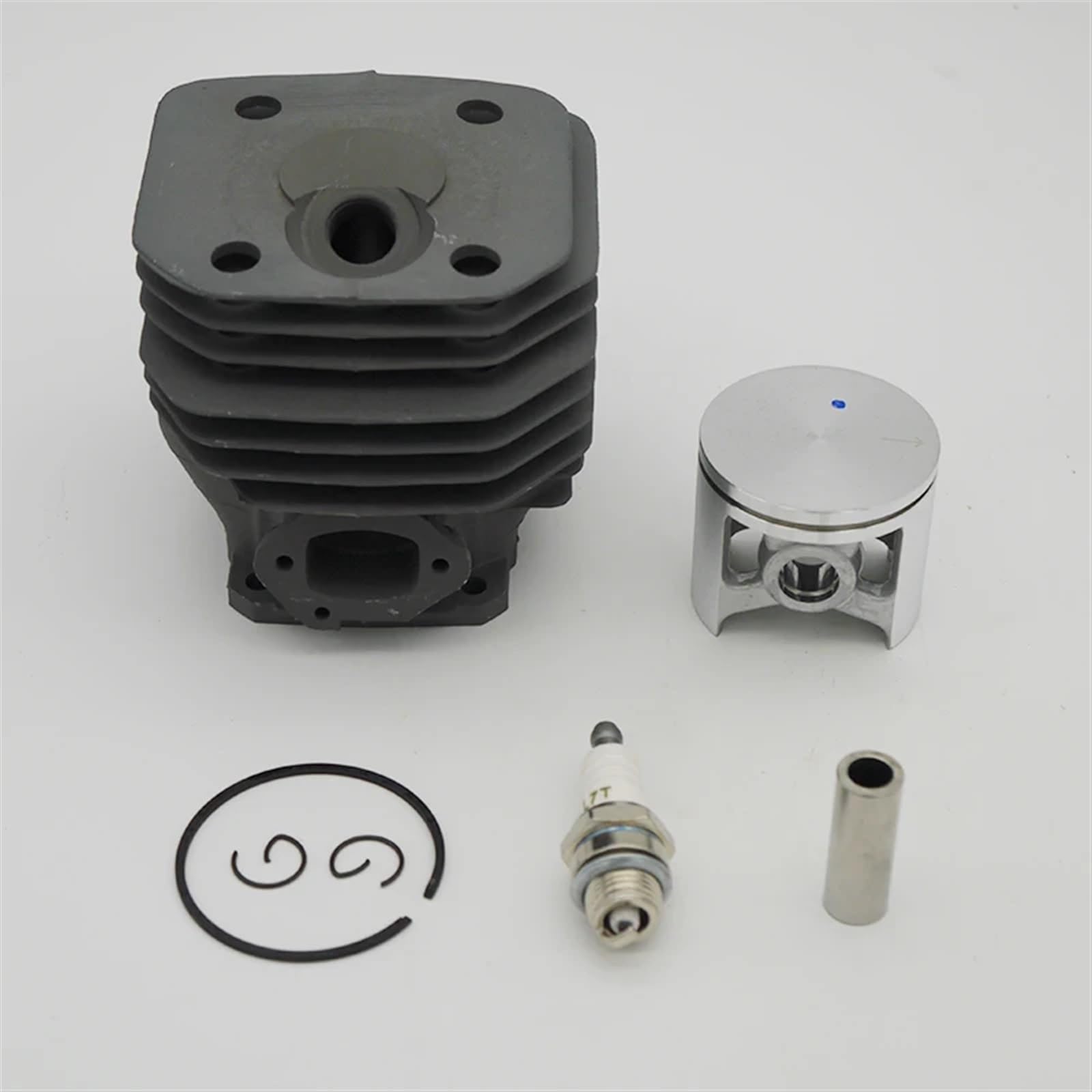 Wivplex Kit de bujía de pistón cilíndrico de 48 mm for Motosierra de jardín a Gasolina Husqvarna 262 262XP 261 Pistón del Motor