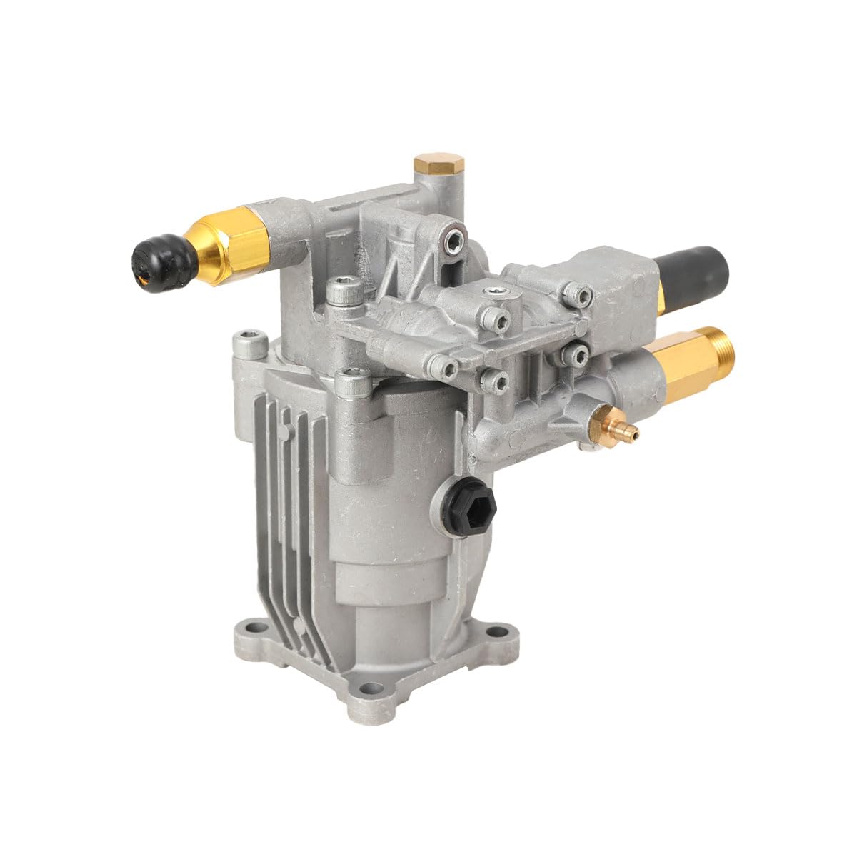 3000PSI Hochdruckreiniger-Pumpe, 14mm Schaft, 2,4 GPM Ersatzpumpe, 3/4 Zoll Horizontalwellen-Kurbelwellenmotor für Simpson