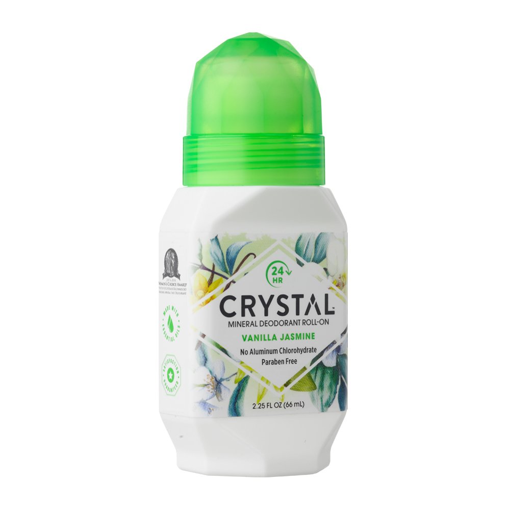 Crystal Mineral Deodorant Roll-On, Vanilla Jasmine, 2.25 oz (Pack of 4) thumbnail 3