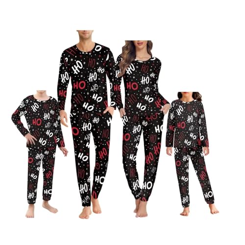 Dreaweet Christmas Pajamas for Family of 3,Funny Family Christmas Pjs Matching Sets 2023 Holiday Pajamas Soft Sleepwear
