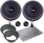 VIBE Optisound VW T6 Speaker Upgrade. Black (Compatible with VW Transporter 2015-2019)