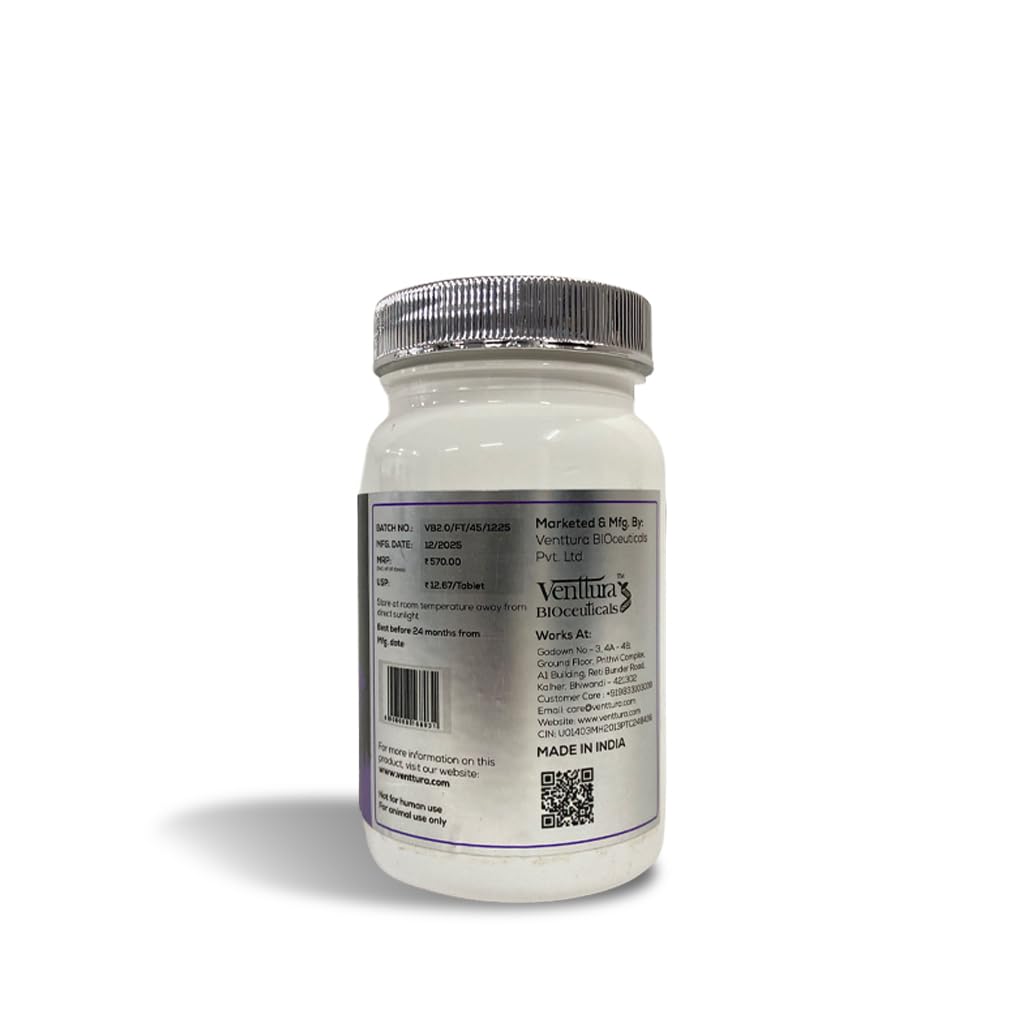 Venttura Amino (150 ml) & Fur (45 Tablets) | Amino Supplement | Amino Acids Supplement for Dogs | Better Fur Growth Supplement | Fur Glow | AntiOxidants & Vitamins | for All Life Stages 3