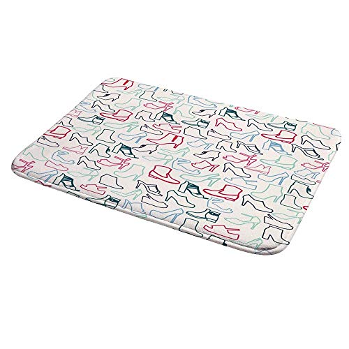 Tapis de bain antidérapant très absorbant microfibre lavable machine