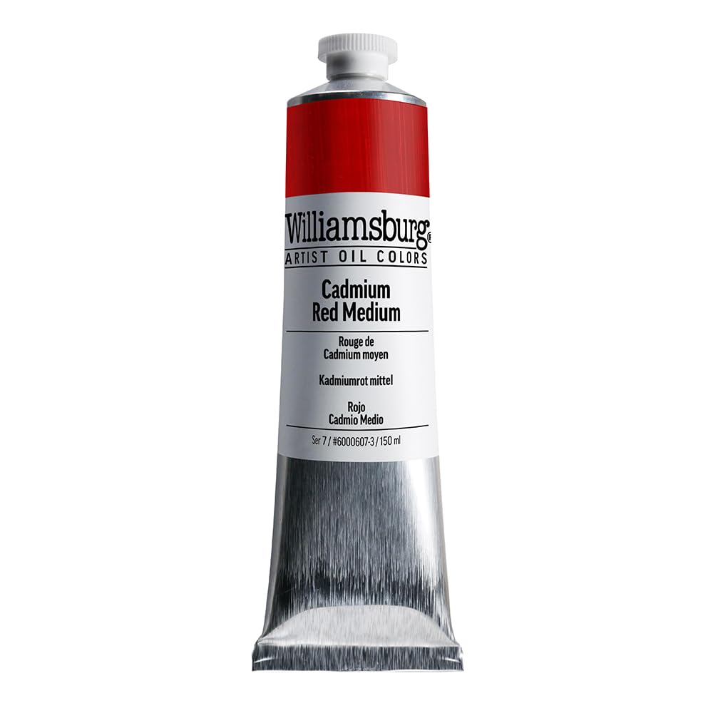Cadmium Red Medium Williamsburg 150ml - Peinture à l'huile extra-fine en grand tube