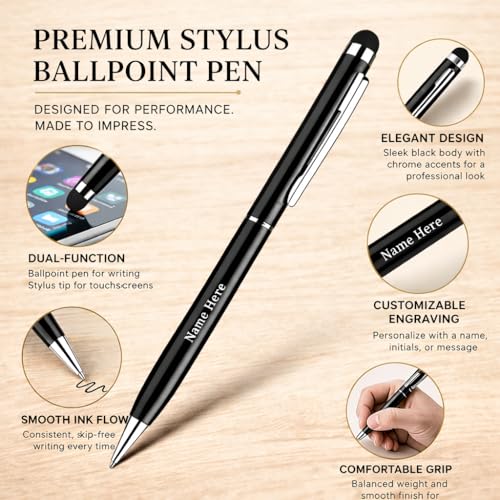 Image of Personalized A5 Leather Diary with Premium Pen | Custom Name Engraved Notebook Gift Set | 180 Pages Journal for Office, Students & Gifting | Elegant Business & Corporate Gift (Black)
