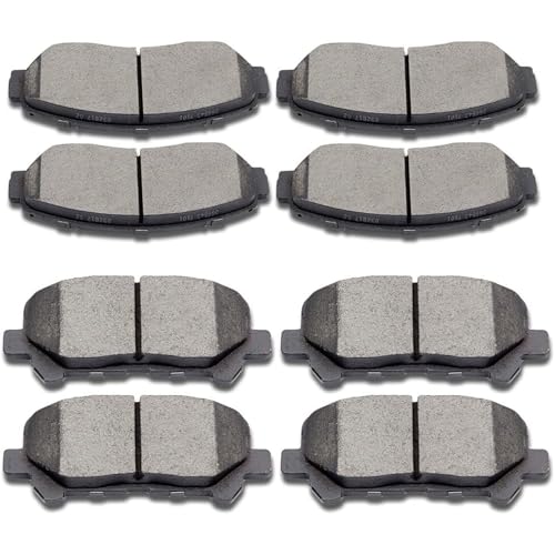 evkingauto 8pcs Front Rear Ceramic Brake Pads Fit For Honda ...